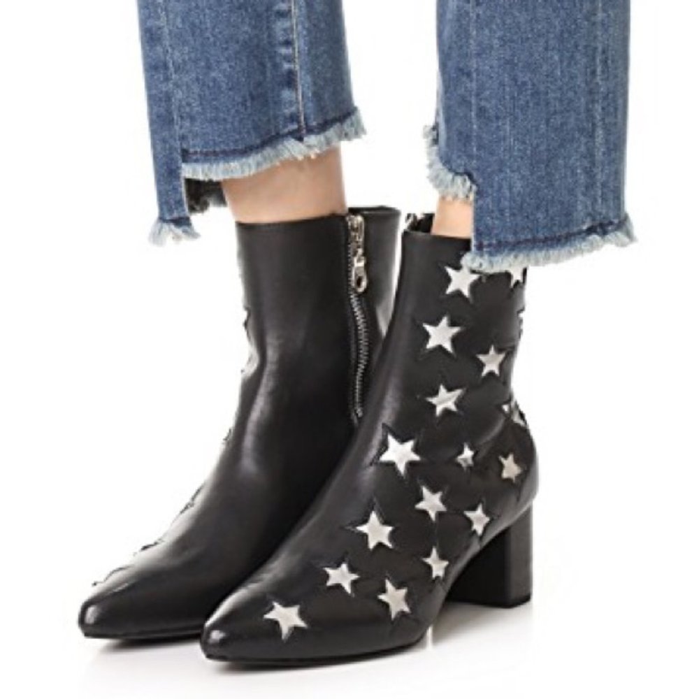 Archive Madison Metallic Star Ankle Boots 7.5